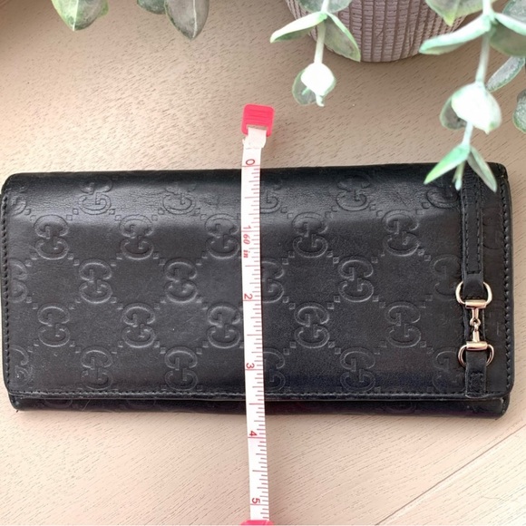 Beautiful leather Gucci long wallet - Picture 7 of 15